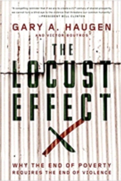 Book cover text The Locust Effect